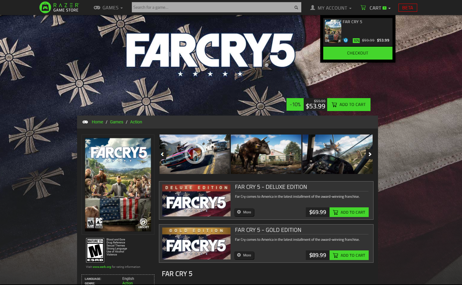 The Razer Game Store.