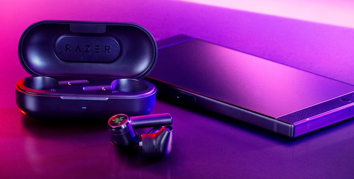 Razer's Hammerhead True Wireless earbuds.