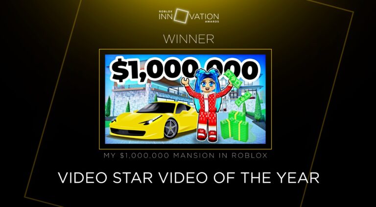 Roblox's video star of the year.