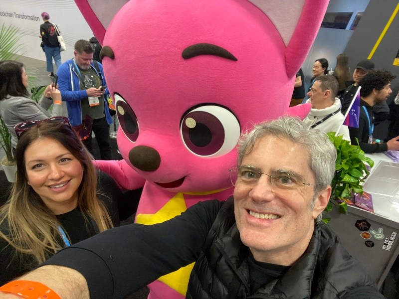 Ready Games' Christina Macedo and David Bennahum.