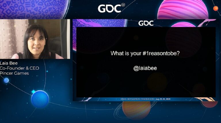 Laia Bee curated the #1ReasonToBe panel at GDC 2021.