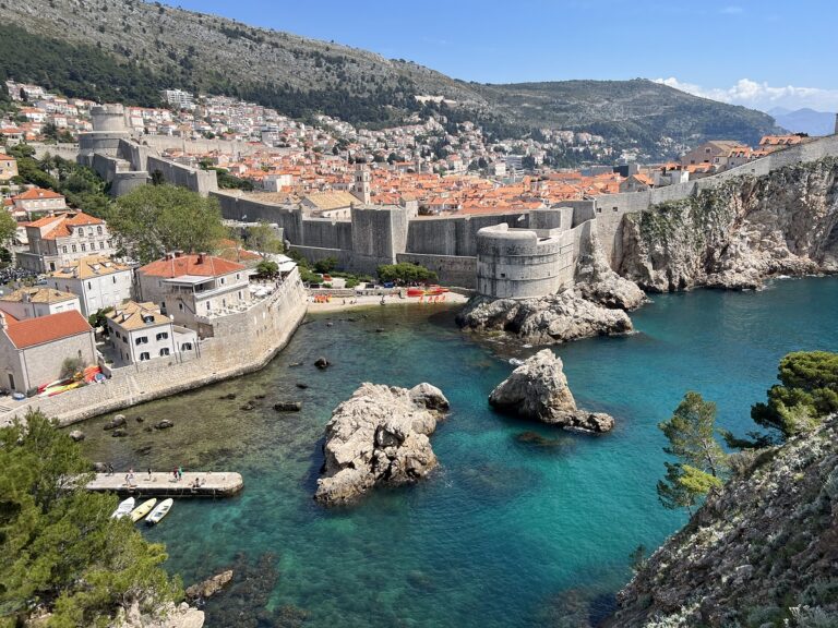 The walls of Old Town Dubrovnik.