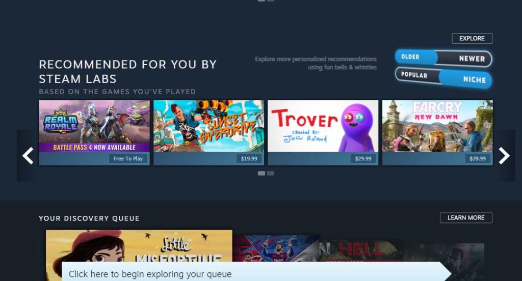 Steam is down, so you’ll need to work through your backlog another time
