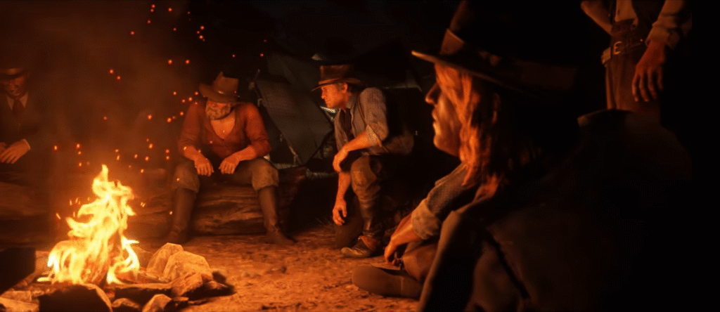 Red Dead Redemption II in action.