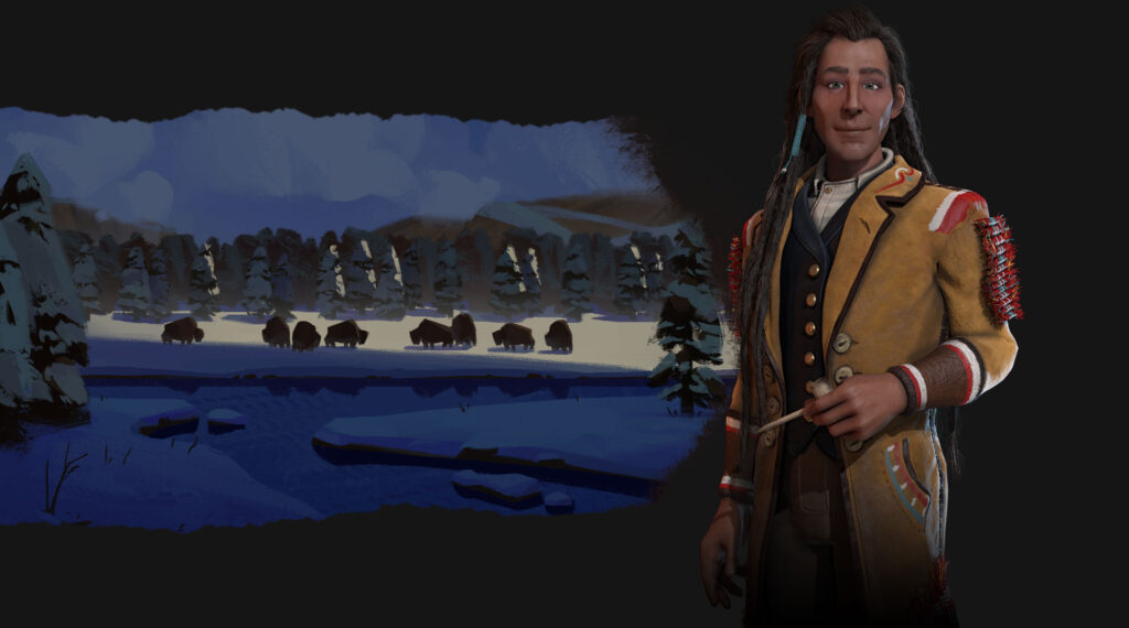 Civilization VI: Rise and Fall reveals the Cree and their leader, Poundmaker