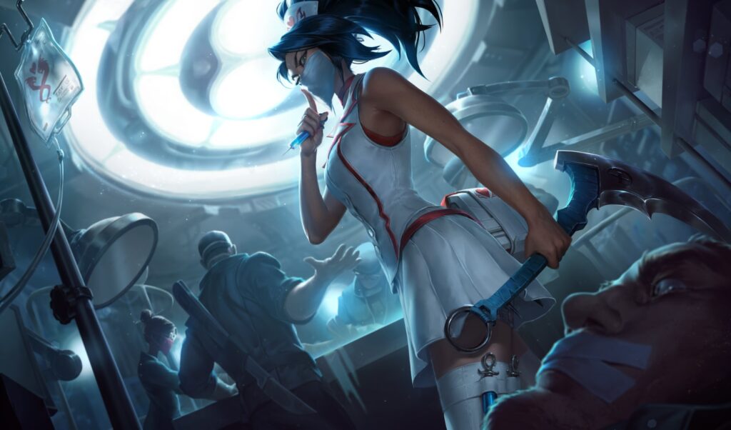 Nurse Akali in League of Legends