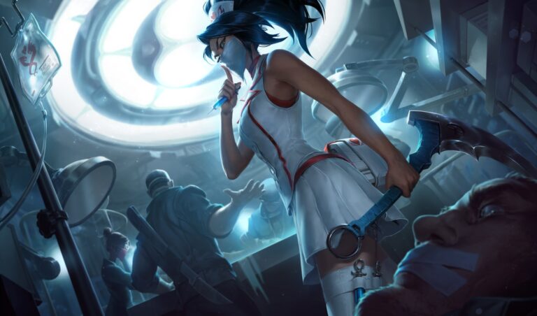 Nurse Akali in League of Legends