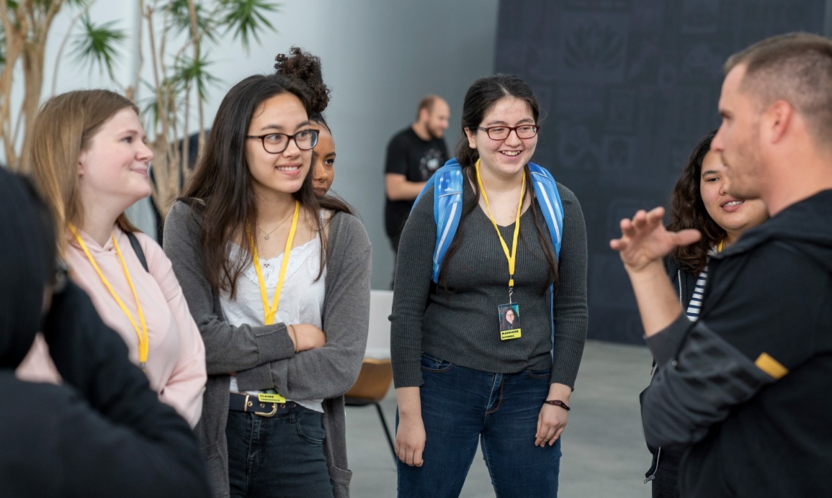 Riot Games held a 7-week program for Girls Who Code at its headquarters.