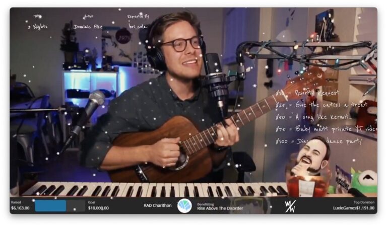 Matt Walden raises money for Rise Above the Disorder.