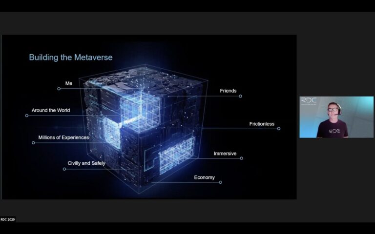 Dave Baszucki, CEO of Roblox, talks about the Metaverse.