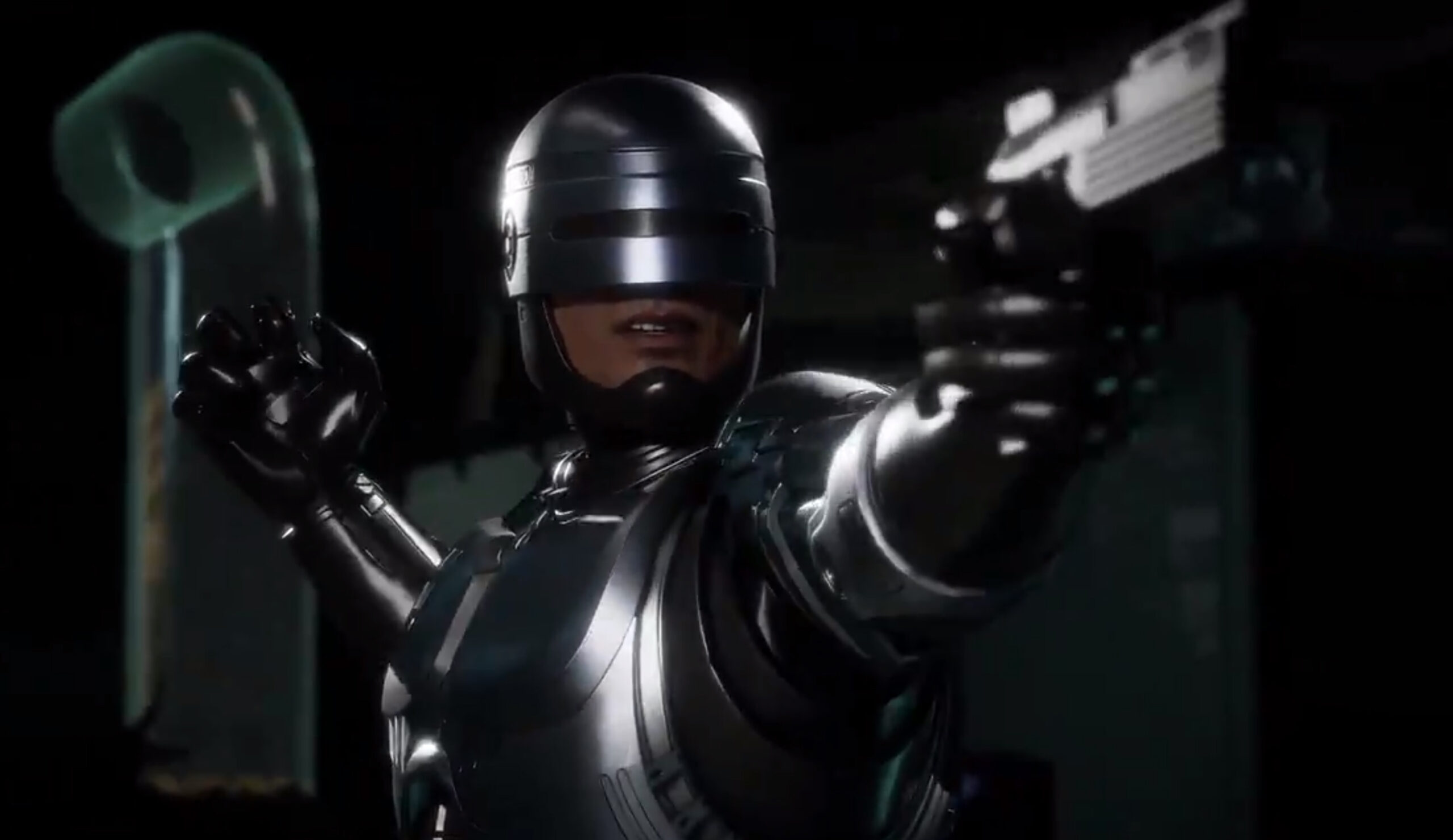 RoboCop in Mortal Kombat 11.