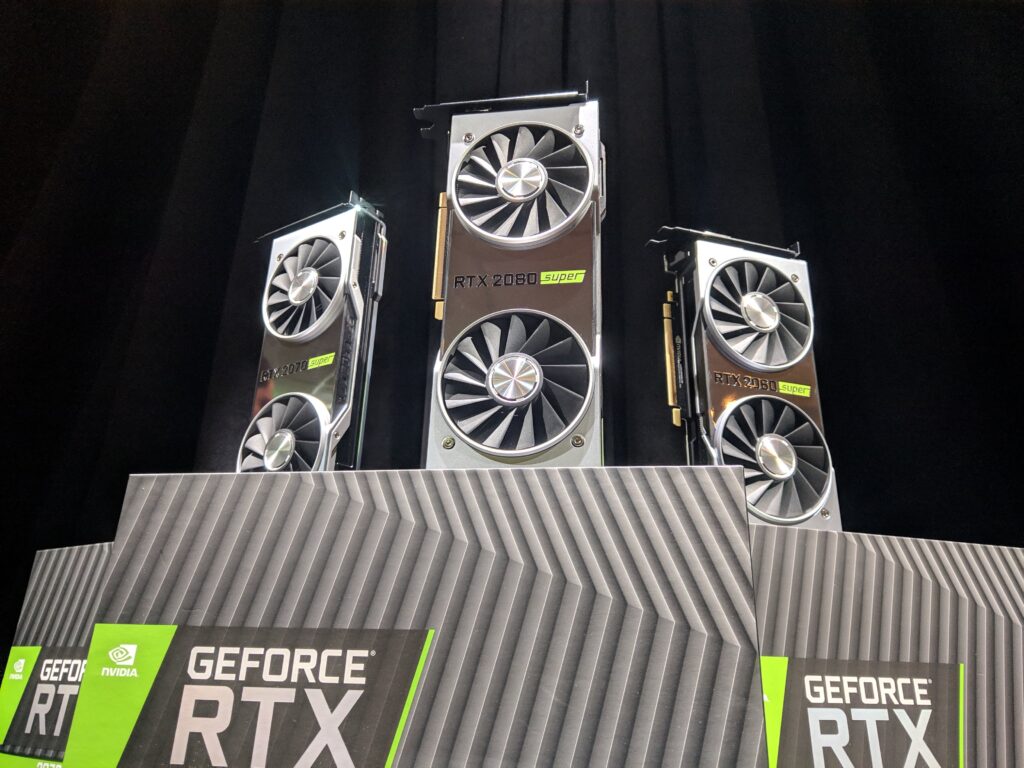 The RTX 2080 Super with its cousins.