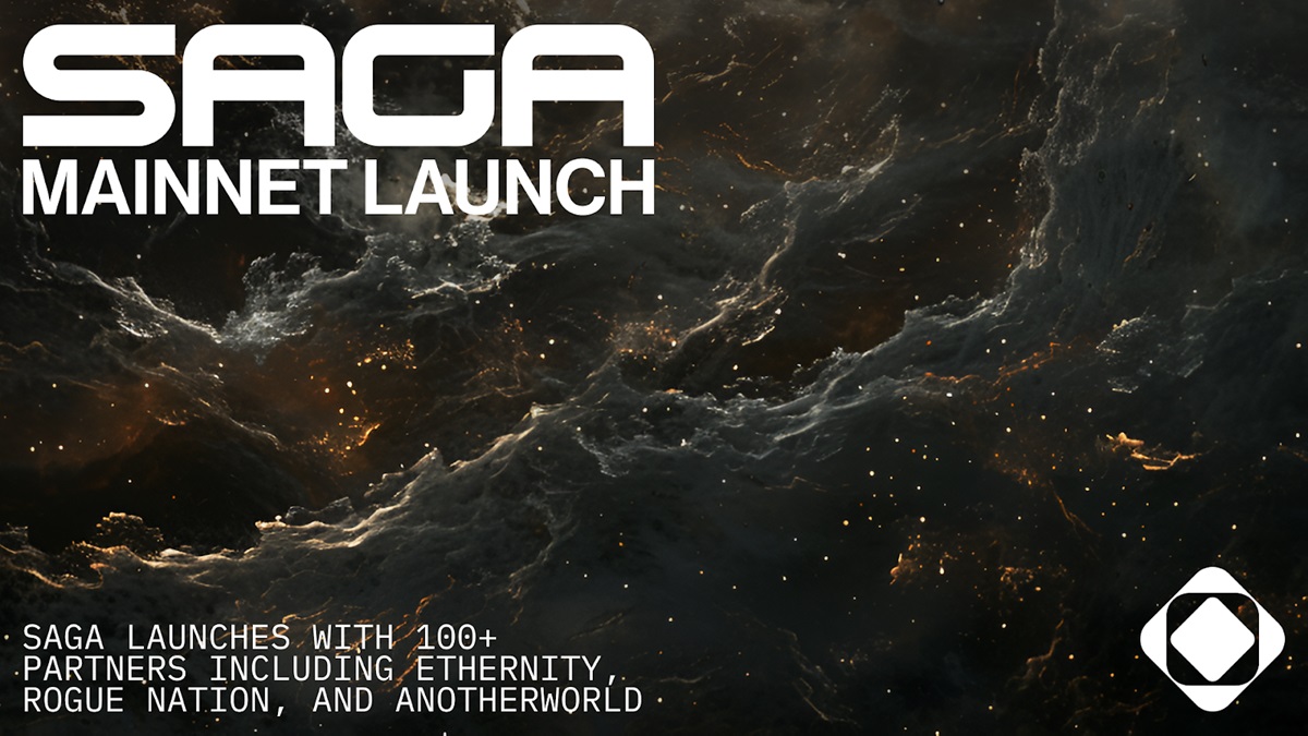 Saga is launching its mainnet with more than 350 projects.