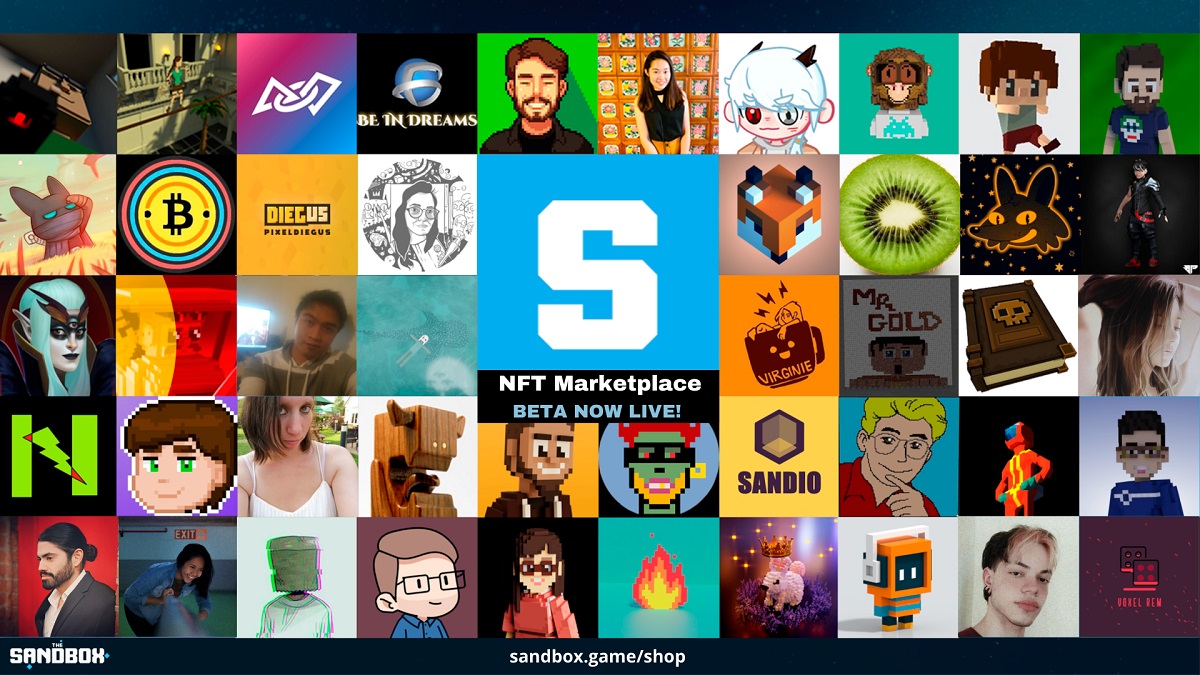 The Sandbox Marketplace debuted on March 31.