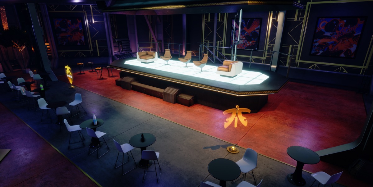 A Sansar virtual space in VR