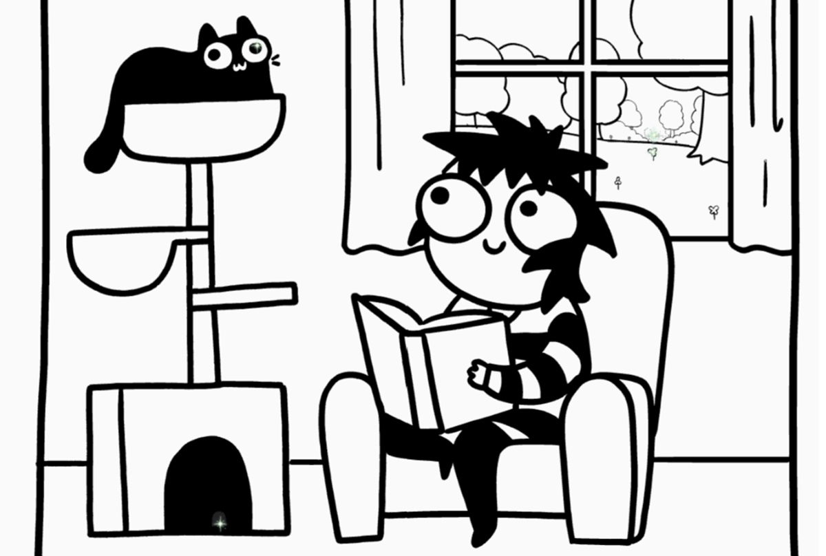 Sarah's Scribbles is a new kind of interactive game.
