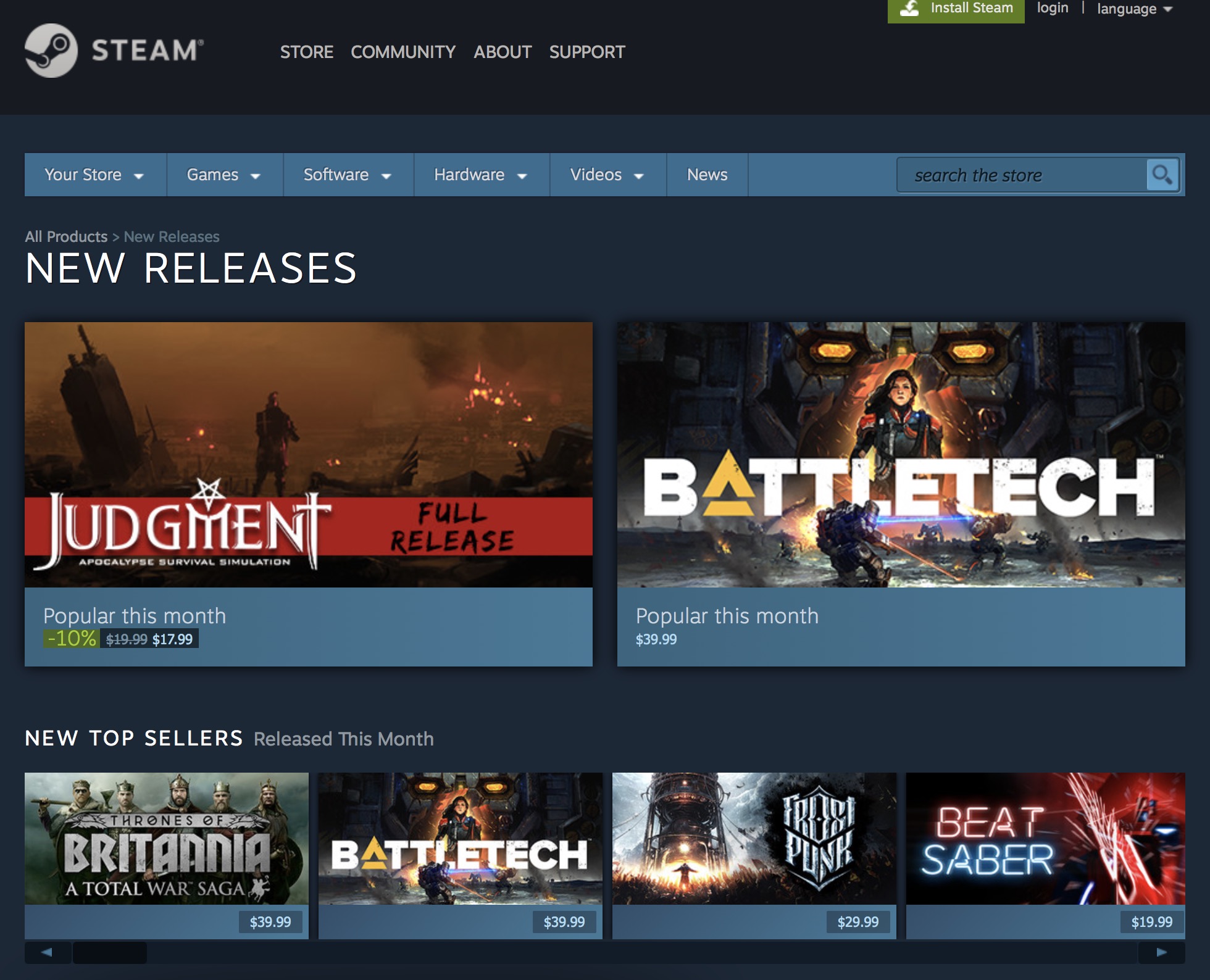 Steam now publishes over 20 new games a day.