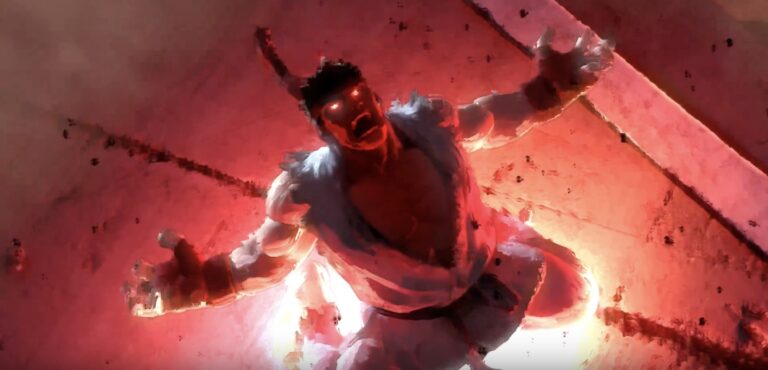 Street Fighter's stoic hero Ryu becomes "Evil Ryu" when rage overwhelms his natural balance. Street Fighter V's slow loading times and insane focus on microtransactions has enraged many people, leading a majority of the prior games' audience to stay away.