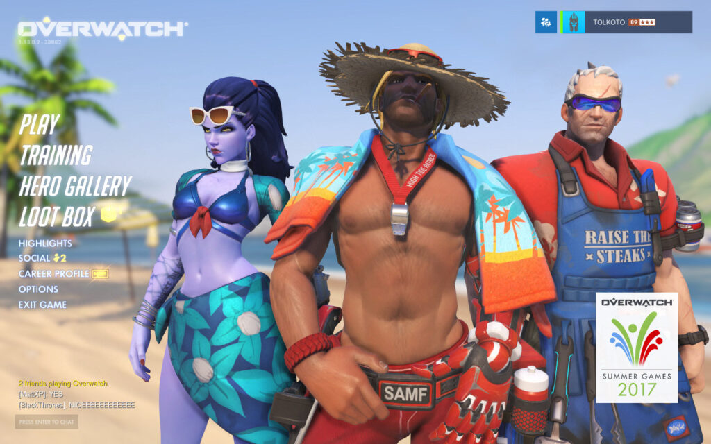 Overwatch’s second Summer Games event is now live with swimsuits and dad shirts