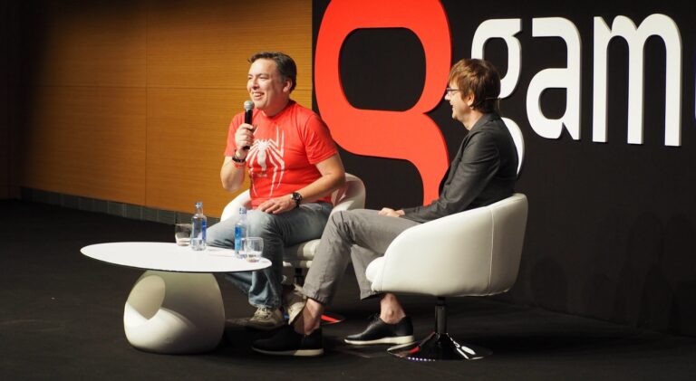 Shawn Layden and Mark Cerny talk about Sony's game business at Gamelab.