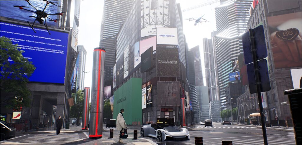 Streamline worked on Balenciaga Afterworld Streetview.