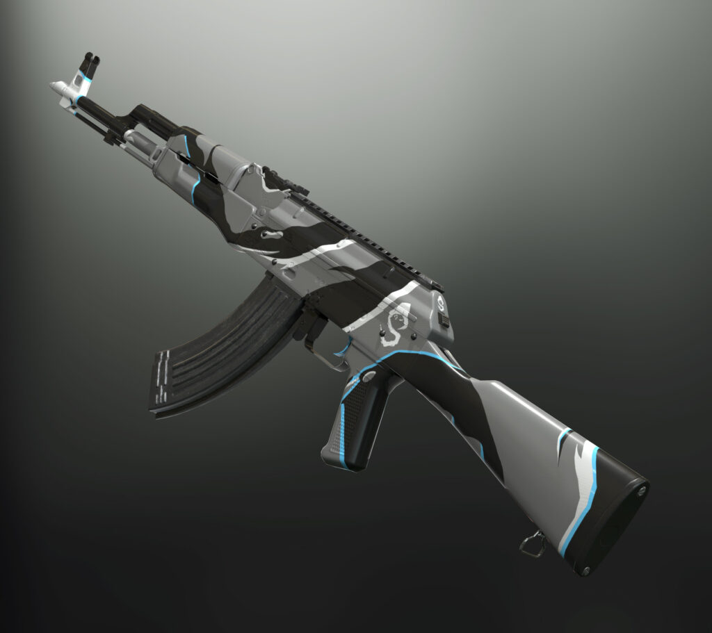 The AKM with the Shroud skin.
