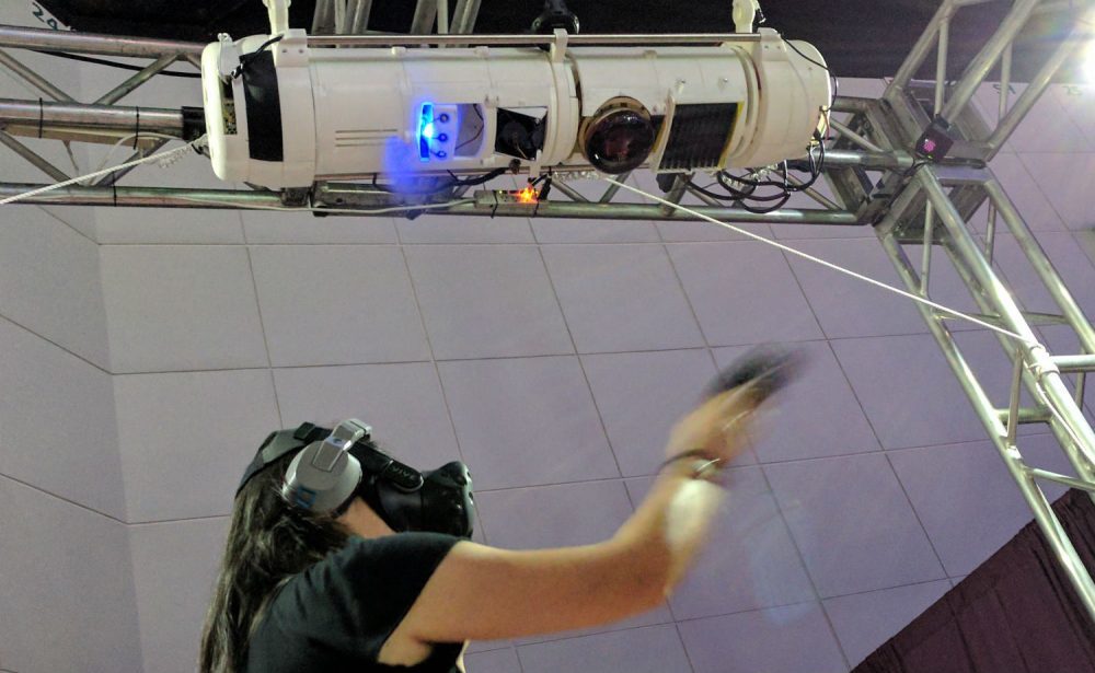 This VR experience sims environmental effects like heat and cold.