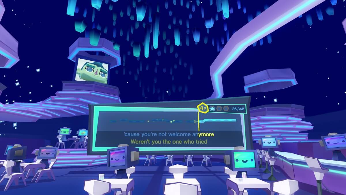 SingSpace is Harmonix's karaoke app.