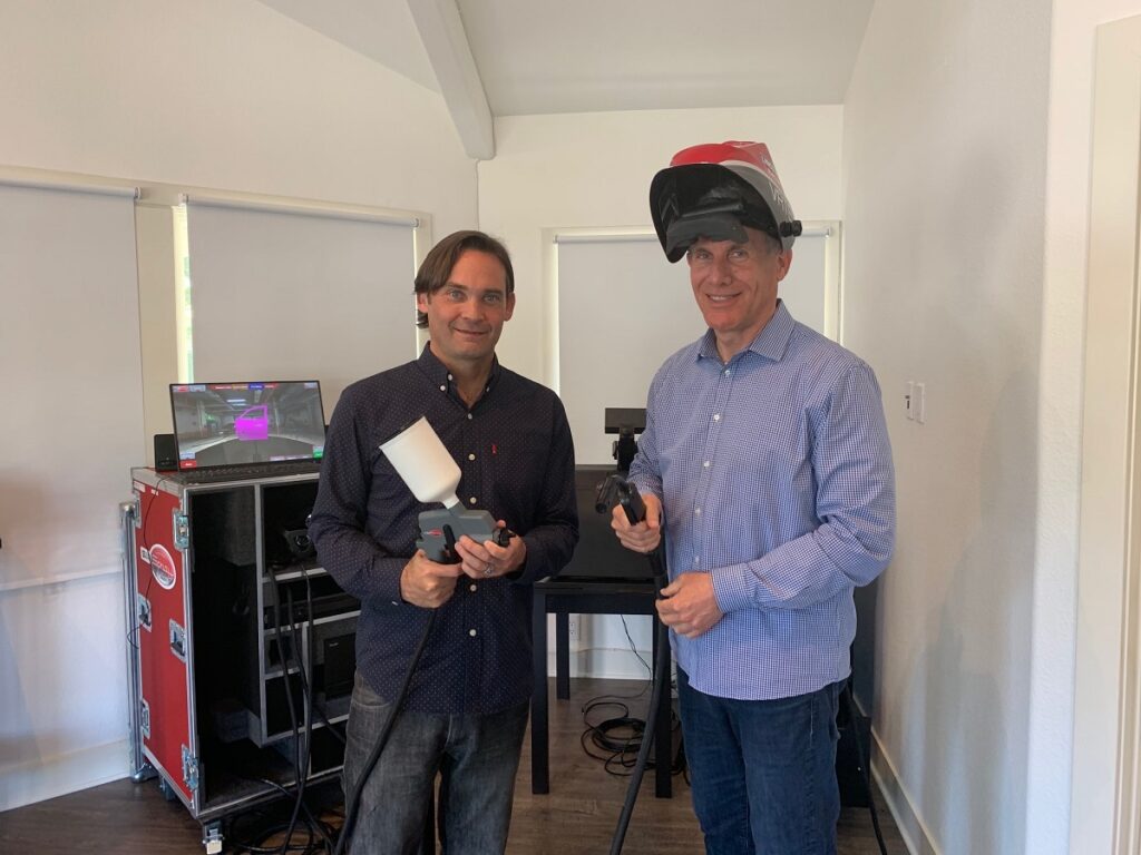 Joel Breton and Amir Rubin (right) of Sixense.
