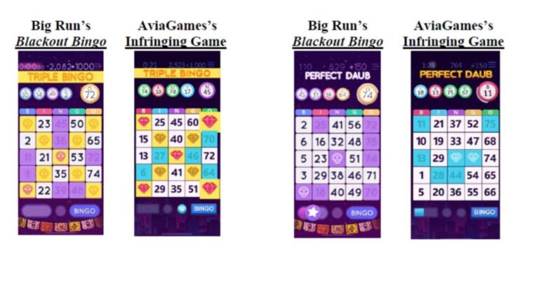Skillz and Big Run Studios allege that AviaGames has copied its Bingo game.