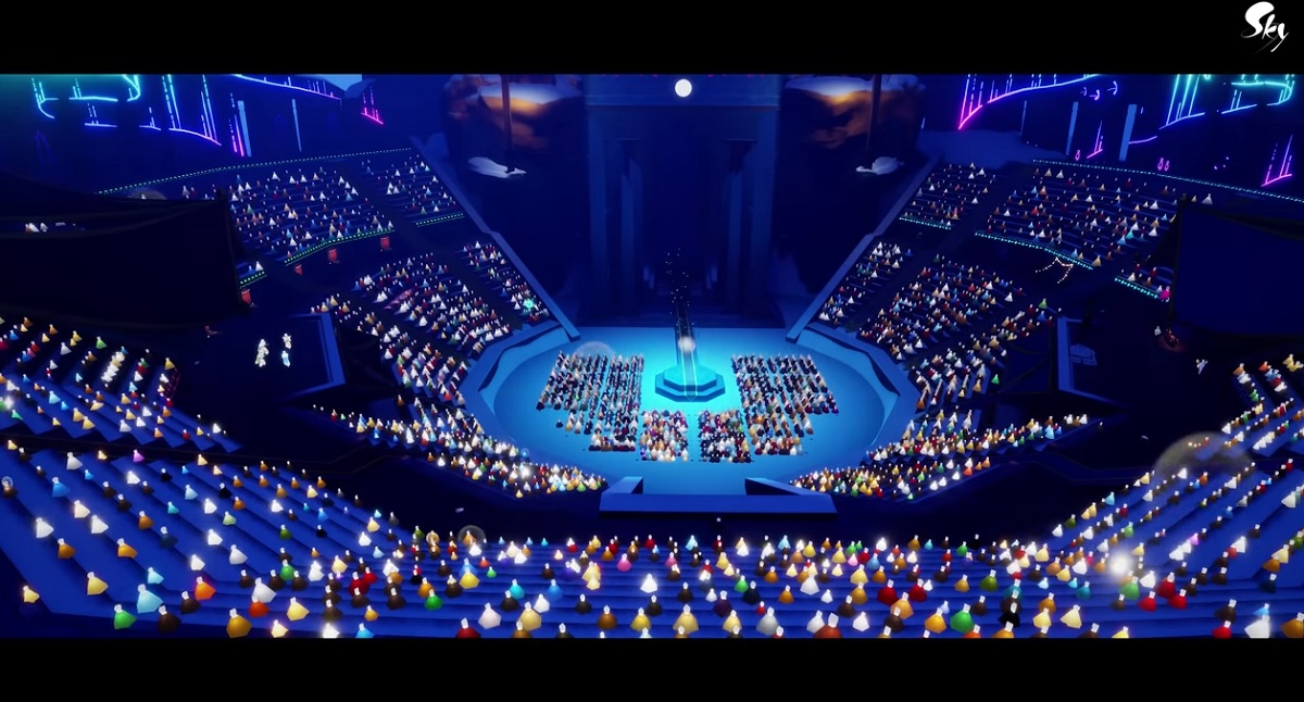Sky can fit 4,000 people in a stadium for a virtual concert.