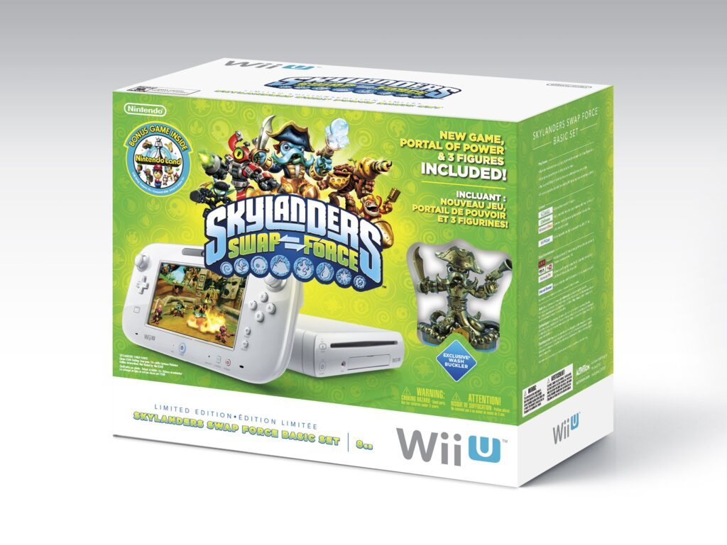 The white Wii U lives: The 8GB console will soon include Skylanders Swap Force starter kit