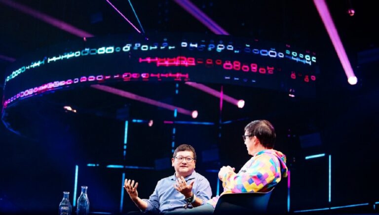 Dean Takahashi of GamesBeat interviews Kevin Lin of Twitch at Slush in Helsinki.