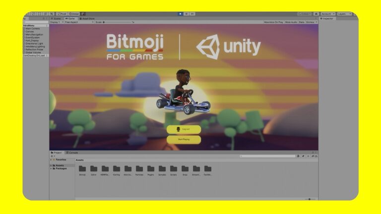 Snap has teamed with Unity to get Bitmoji avatars into more games.