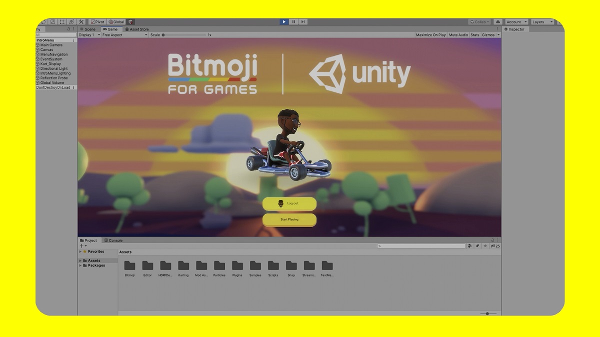 Snap has teamed with Unity to get Bitmoji avatars into more games.