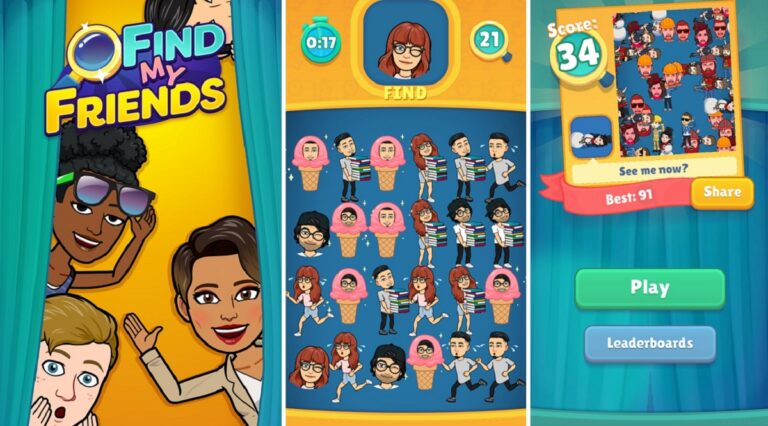 Find My Friends is a Snap Leaderboard Game.