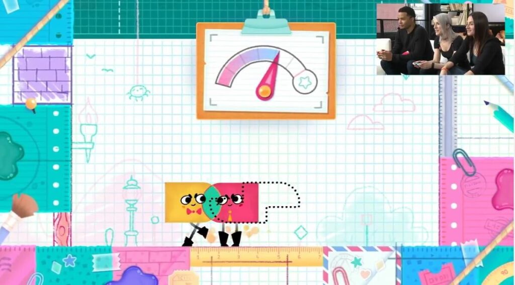 SnipperClips is a cute cooperative Nintendo Switch game about shapes