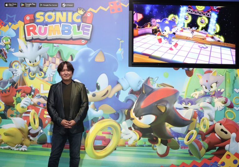 Takashi Iizuka is head of the Sonic franchise at Sega.