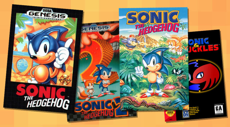 Sonic box art.