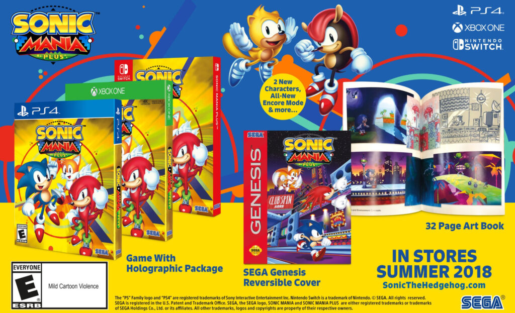 Sonic Mania Plus spin dashes to a July 17 release