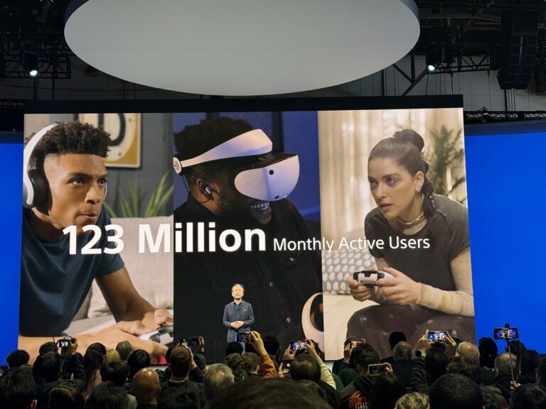 Sony had 123 million month active users in December.