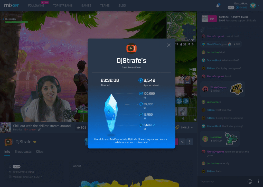 Mixer is getting several new features to improve how creators earn money.