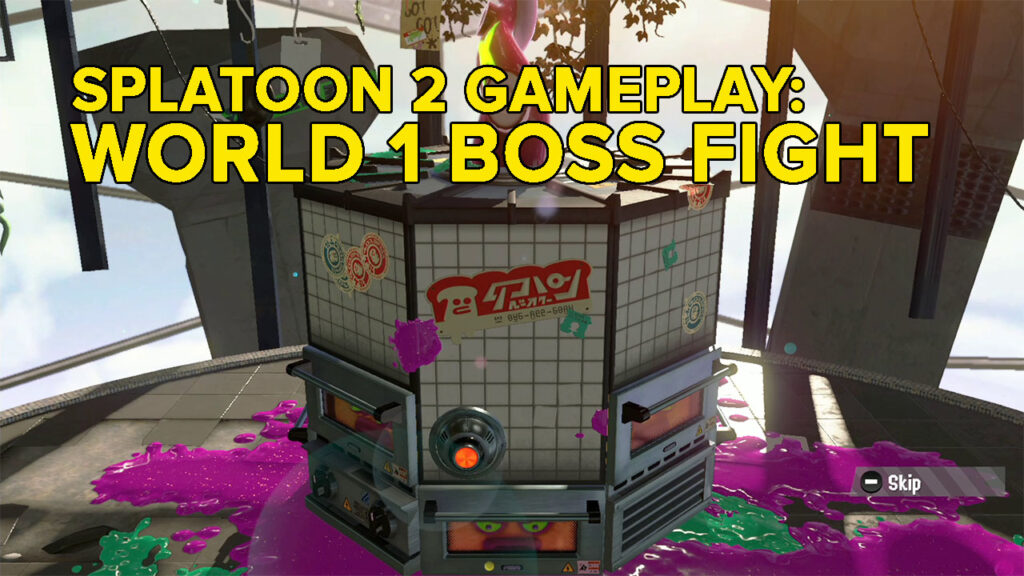 Splatoon 2 gameplay: Watch us fight a monster. Or a toaster oven. Or a monster toaster oven