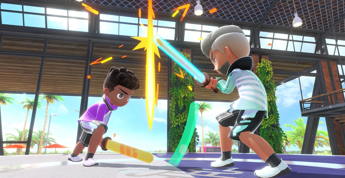 Chambara is swordfighting in Nintendo Switch Sports.