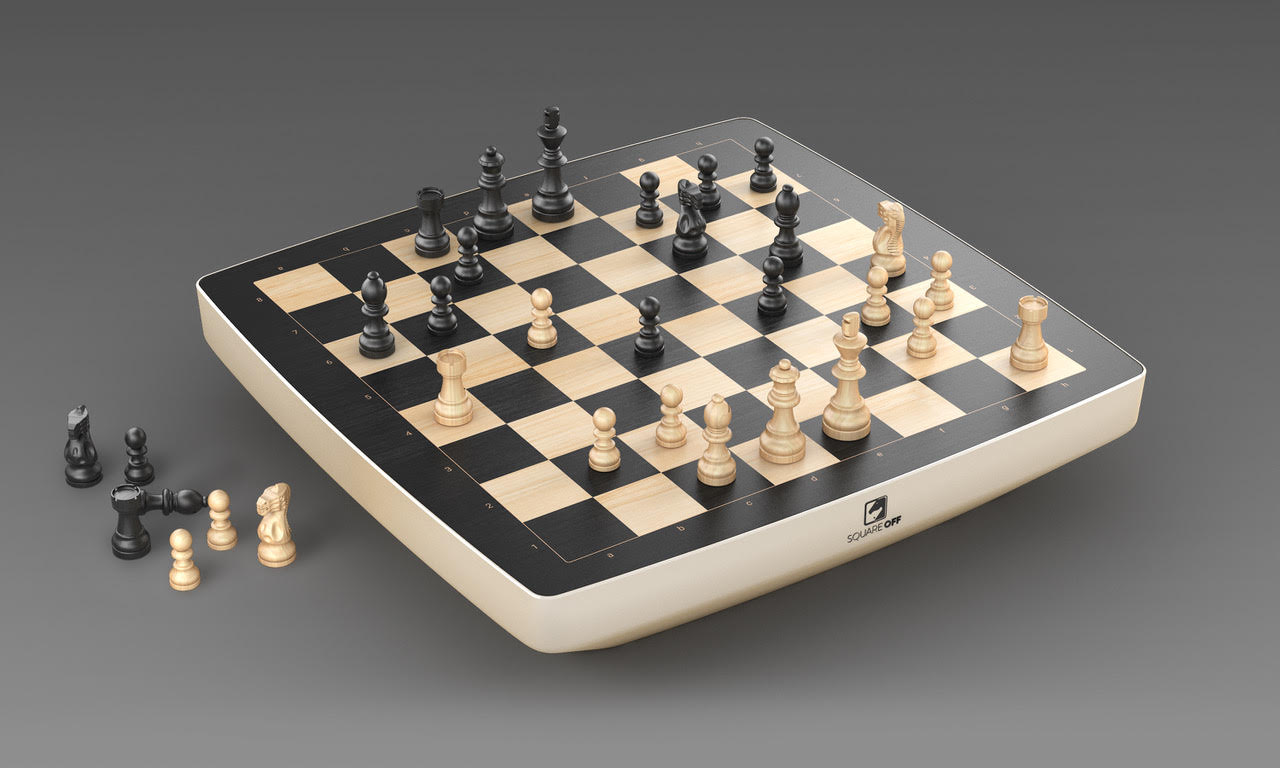 Square Off's chess board