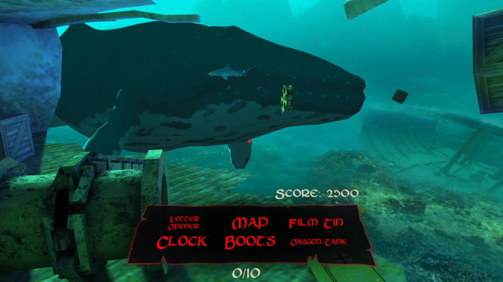 Sunken is the hidden object VR game that takes you under the sea