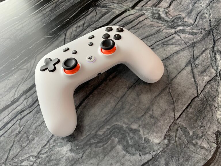 Google's Stadia game controller.