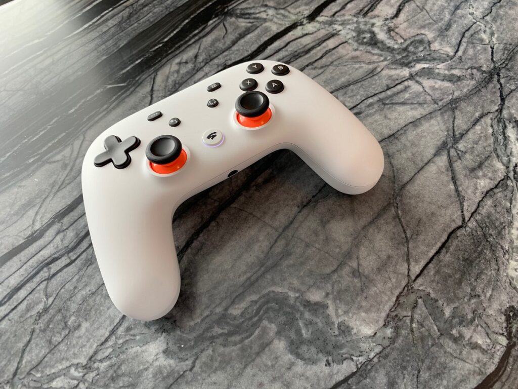 Google's Stadia game controller.