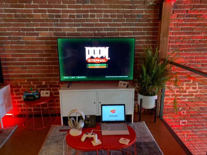Google Stadia runs games like Doom Eternal.