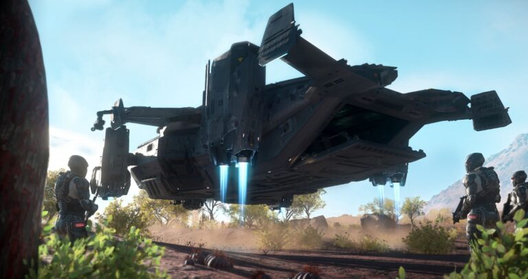 Hover ships are a feature of Star Citizen alpha 3.6.